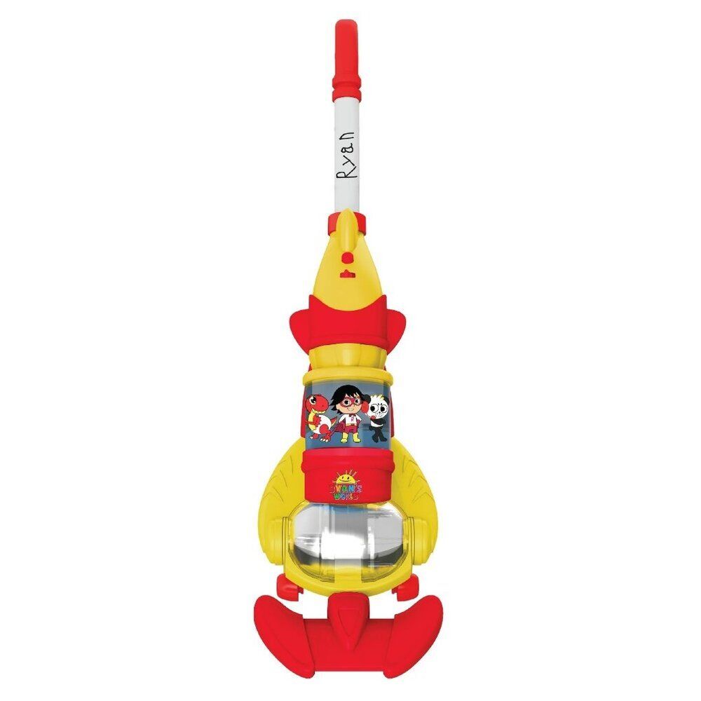 Ryan's World Toy Cordless Stick Vacuum Cleaner Real Suction Power Lights Music